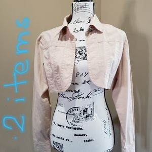 MKM Designs Crop Top Jacket & Matching Pants